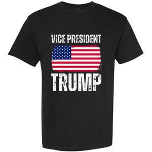 Vice President Trump Usa America Flag Funny Garment-Dyed Heavyweight T-Shirt