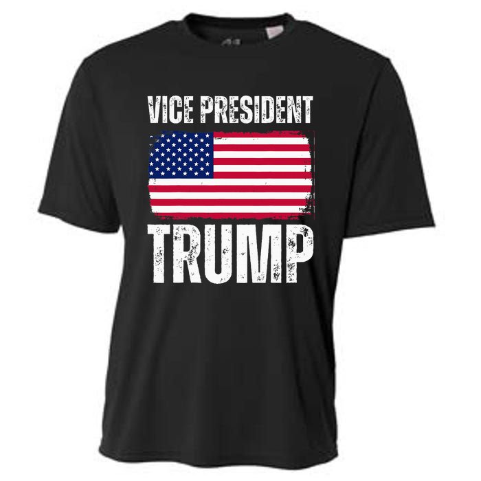 Vice President Trump Usa America Flag Funny Cooling Performance Crew T-Shirt