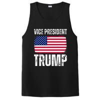 Vice President Trump Usa America Flag Funny PosiCharge Competitor Tank