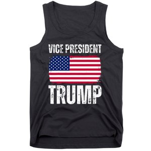 Vice President Trump Usa America Flag Funny Tank Top