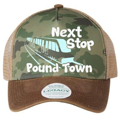 Visit Pound Town Funny Adult Sexual Humor Legacy Tie Dye Trucker Hat
