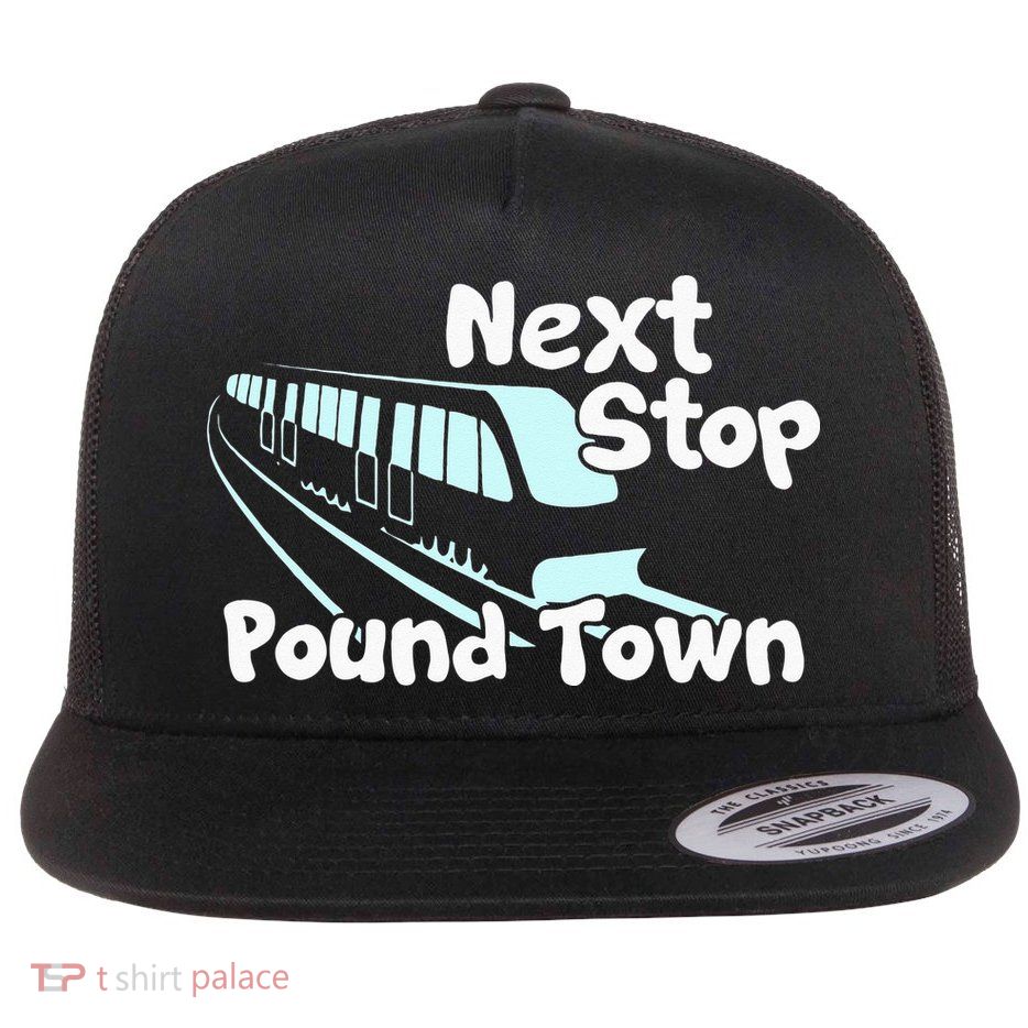 Visit Pound Town Funny Adult Sexual Humor Flatbill Hat