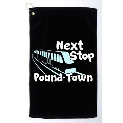 Visit Pound Town Funny Adult Sexual Humor Golf Towel
