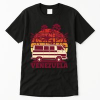 Venezuela Palm Tree Sunset Retro Tall T-Shirt