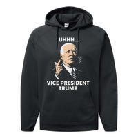 Vice President Trump Kamala Harris Biden Meme Design Performance Fleece Hoodie