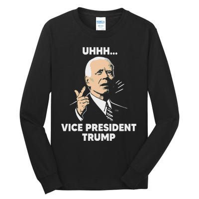 Vice President Trump Kamala Harris Biden Meme Design Tall Long Sleeve T-Shirt