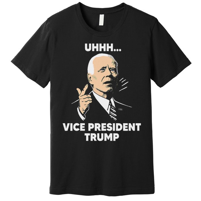 Vice President Trump Kamala Harris Biden Meme Design Premium T-Shirt