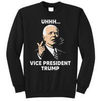 Vice President Trump Kamala Harris Biden Meme Design Tall Sweatshirt