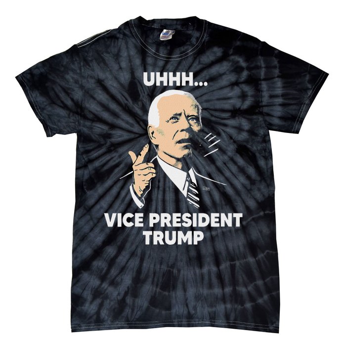 Vice President Trump Kamala Harris Biden Meme Design Tie-Dye T-Shirt