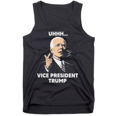 Vice President Trump Kamala Harris Biden Meme Design Tank Top