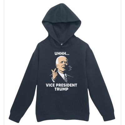 Vice President Trump Kamala Harris Biden Meme Design Urban Pullover Hoodie