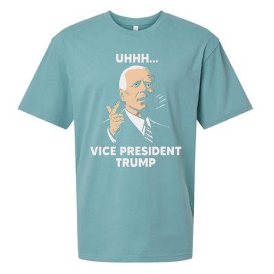 Vice President Trump Kamala Harris Biden Meme Design Sueded Cloud Jersey T-Shirt