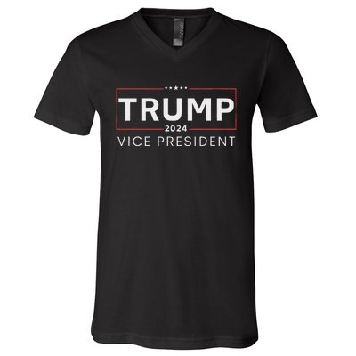 Vice President Trump 2024 Election Bold Design V-Neck T-Shirt