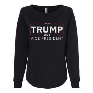 Vice President Trump 2024 Election Bold Design Womens California Wash Sweatshirt