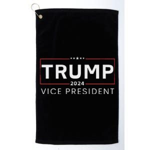 Vice President Trump 2024 Election Bold Design Platinum Collection Golf Towel