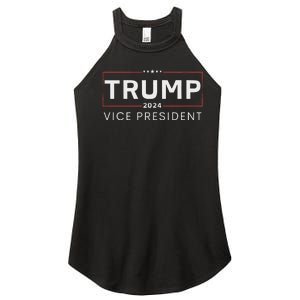 Vice President Trump 2024 Election Bold Design Women's Perfect Tri Rocker Tank