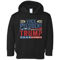 Vice President Trump Funny 2024 Election Design Toddler Hoodie