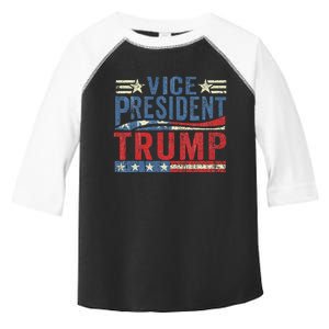 Vice President Trump Funny 2024 Election Design Toddler Fine Jersey T-Shirt