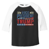 Vice President Trump Funny 2024 Election Design Toddler Fine Jersey T-Shirt