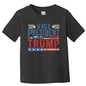 Vice President Trump Funny 2024 Election Design Toddler T-Shirt