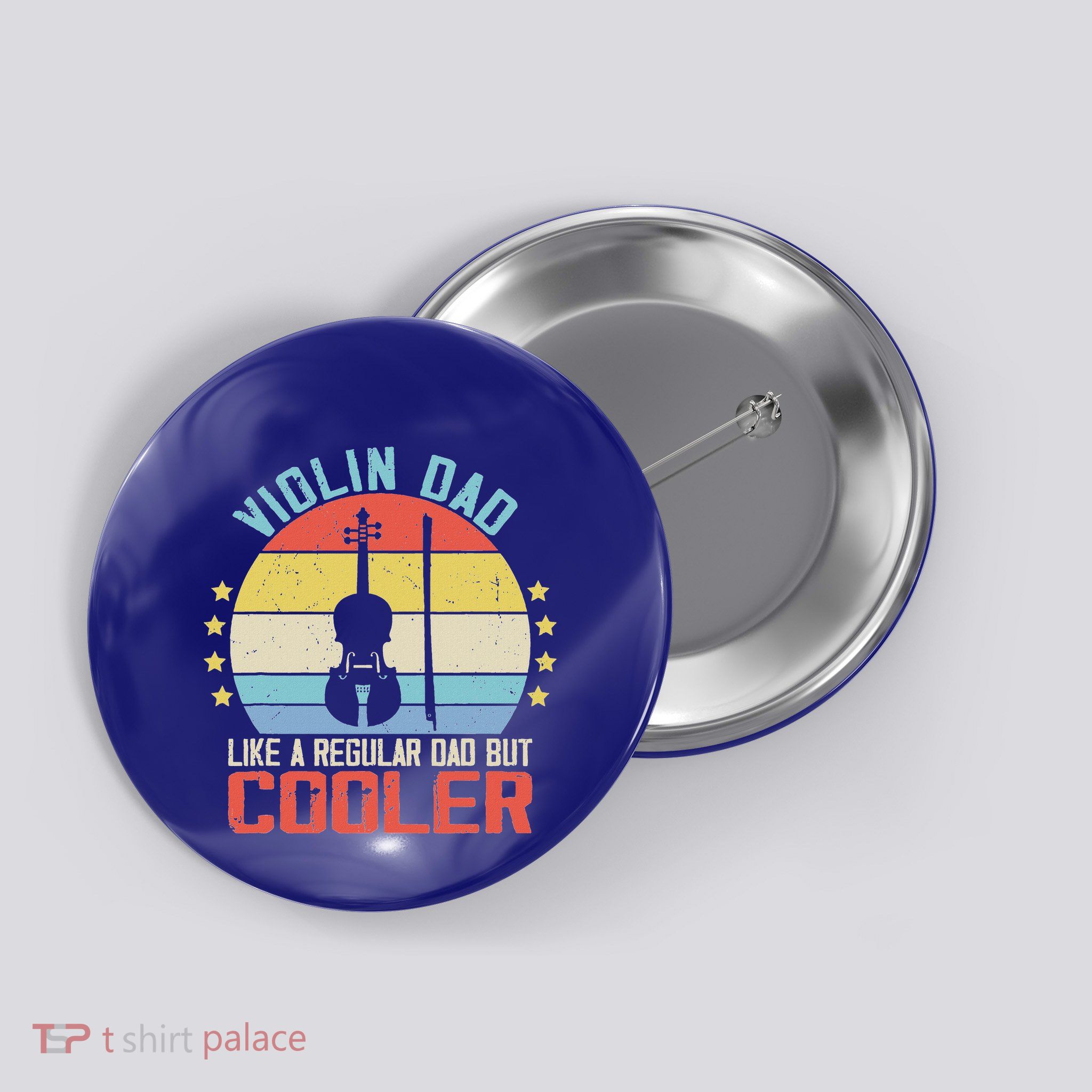 Violin Player Teacher Dad For Violinist Musician Button