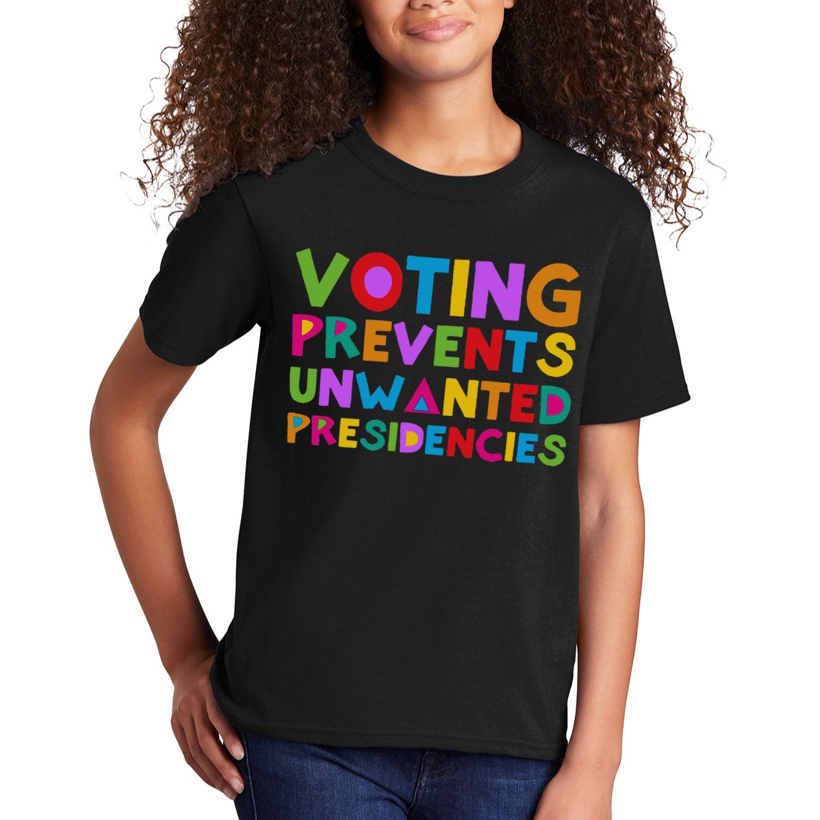 Voting Prevents Unwanted Presidencies Kids T-Shirt