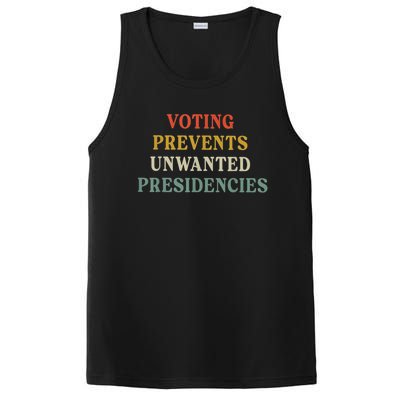 Voting Prevents Unwanted Presidencies PosiCharge Competitor Tank