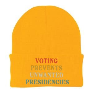 Voting Prevents Unwanted Presidencies Knit Cap Winter Beanie