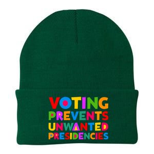 Voting Prevents Unwanted Presidencies Gifts Knit Cap Winter Beanie