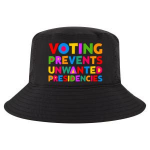 Voting Prevents Unwanted Presidencies Gifts Cool Comfort Performance Bucket Hat