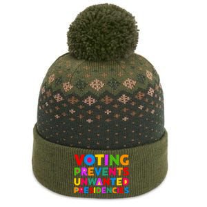 Voting Prevents Unwanted Presidencies Gifts The Baniff Cuffed Pom Beanie