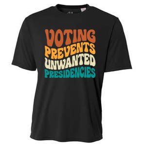 Voting Prevents Unwanted Presidencies Kamala Harris 2024 Cooling Performance Crew T-Shirt