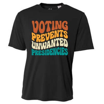 Voting Prevents Unwanted Presidencies Kamala Harris 2024 Cooling Performance Crew T-Shirt