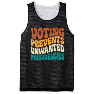 Voting Prevents Unwanted Presidencies Kamala Harris 2024 Mesh Reversible Basketball Jersey Tank