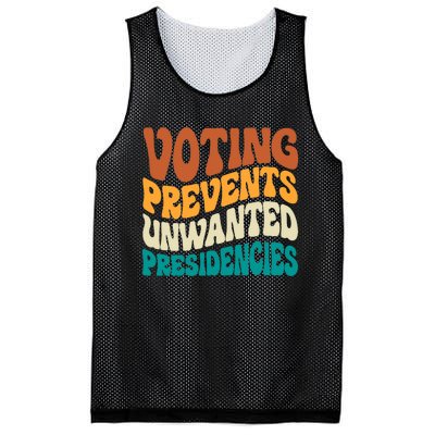 Voting Prevents Unwanted Presidencies Kamala Harris 2024 Mesh Reversible Basketball Jersey Tank