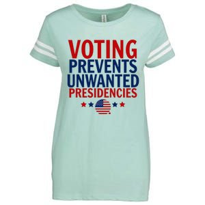 Voting Prevents Unwanted Presidencies Enza Ladies Jersey Football T-Shirt