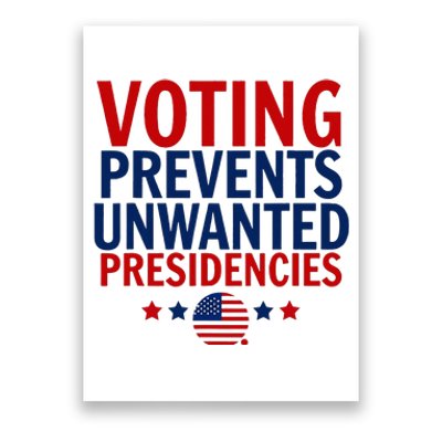 Voting Prevents Unwanted Presidencies Poster