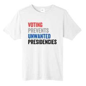 Voting Prevents Unwanted Presidencies Funny Political Tall Fusion ChromaSoft Performance T-Shirt