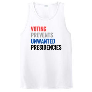 Voting Prevents Unwanted Presidencies Funny Political PosiCharge Competitor Tank