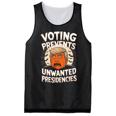 Voting Prevents Unwanted Presidencies Artwork For Halloween Mesh Reversible Basketball Jersey Tank