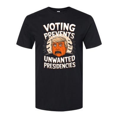 Voting Prevents Unwanted Presidencies Artwork For Halloween Softstyle CVC T-Shirt