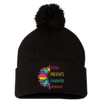 Voting Prevents Unwanted Presidencies Pom Pom 12in Knit Beanie