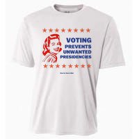 Voting Prevents Unwanted Presidencies Vote For Harris Walz Cooling Performance Crew T-Shirt