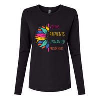 Voting Prevents Unwanted Presidencies Womens Cotton Relaxed Long Sleeve T-Shirt