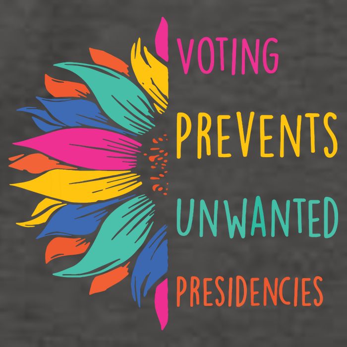 Voting Prevents Unwanted Presidencies Vector Backpack