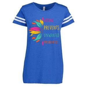 Voting Prevents Unwanted Presidencies Enza Ladies Jersey Football T-Shirt