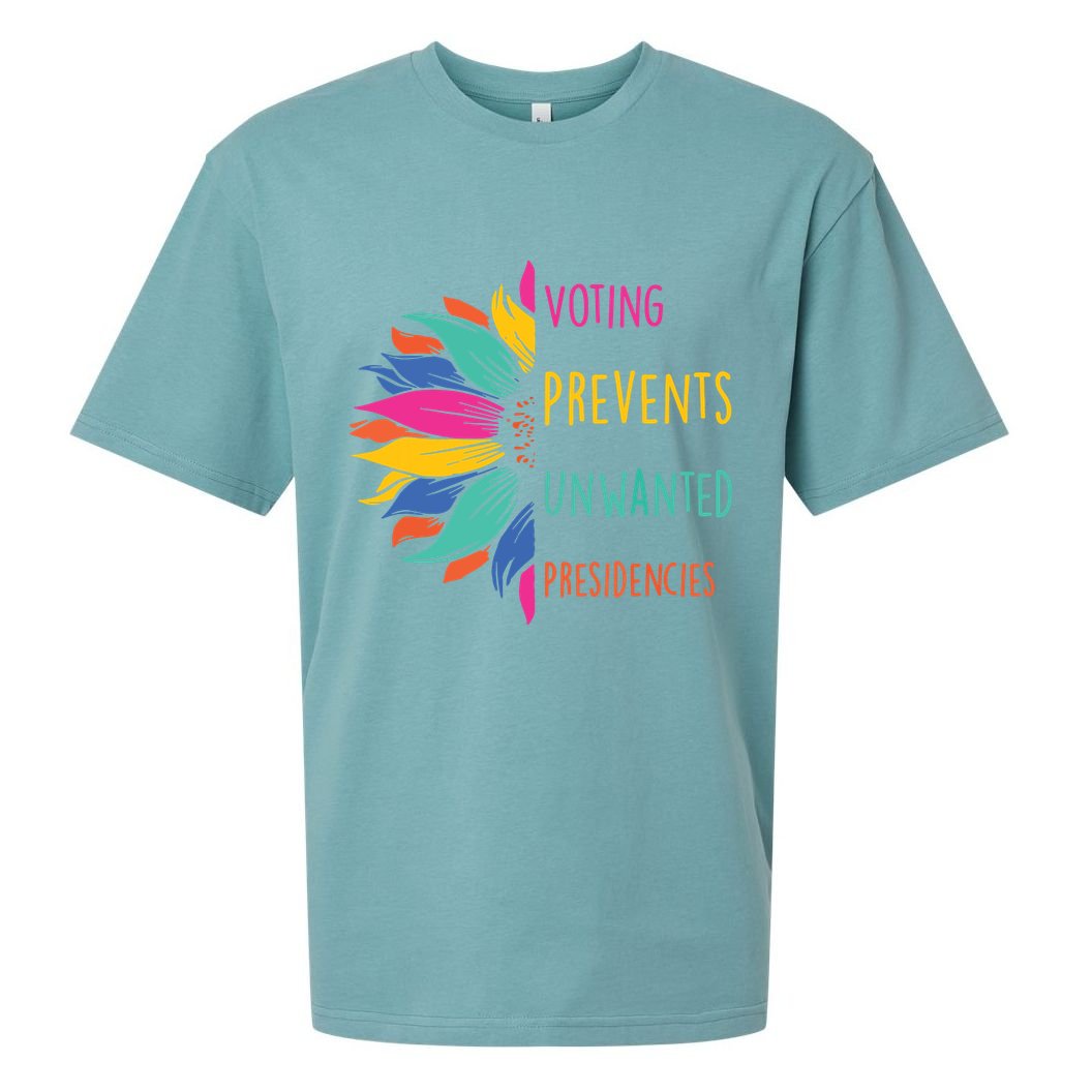 Voting Prevents Unwanted Presidencies Sueded Cloud Jersey T-Shirt