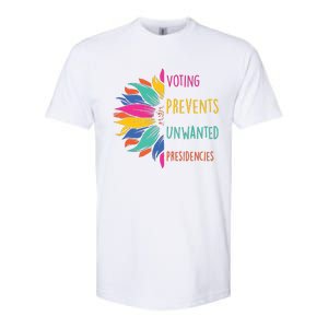 Voting Prevents Unwanted Presidencies Softstyle CVC T-Shirt