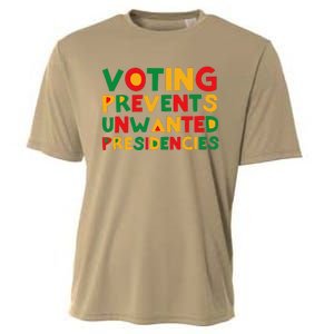 Voting Prevents Unwanted Presidencies Cooling Performance Crew T-Shirt