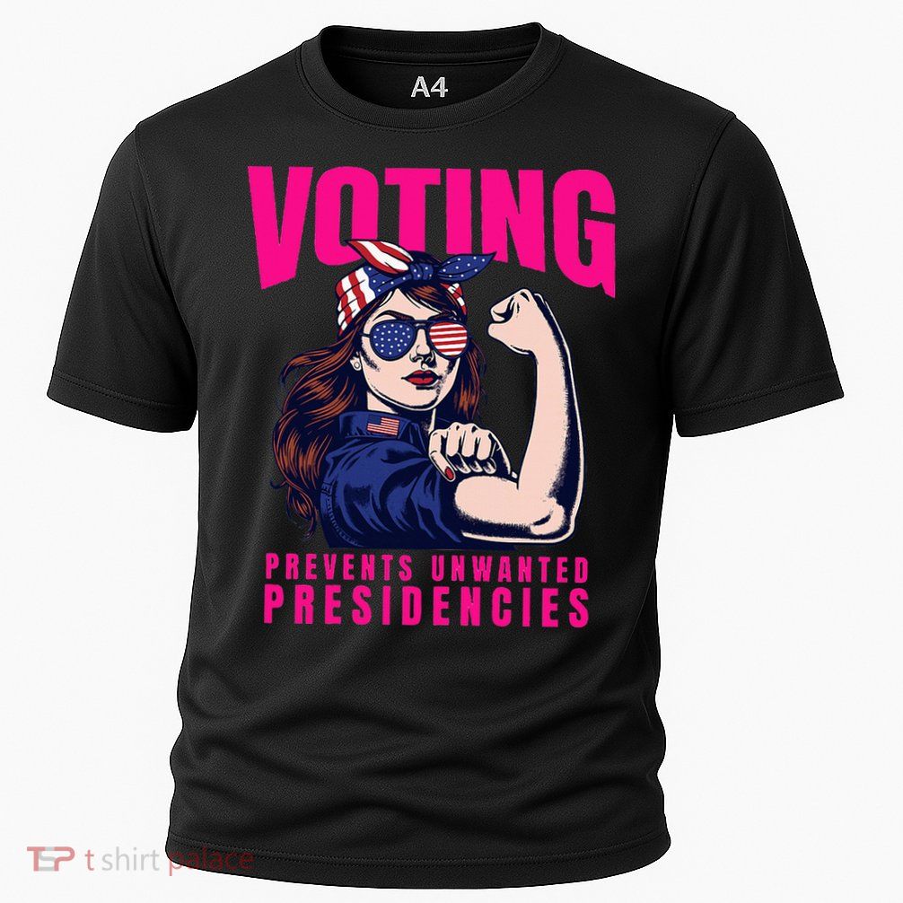 Voting Prevents Unwanted Presidencies Cooling Performance Crew T-Shirt